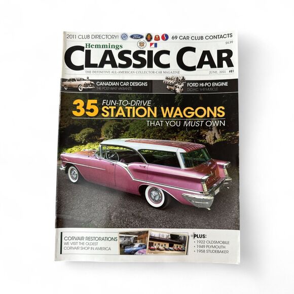 2011 Hemmings Classic Car Magazine Lot of 2 Issues April June Vintage Autos - Picture 2 of 3